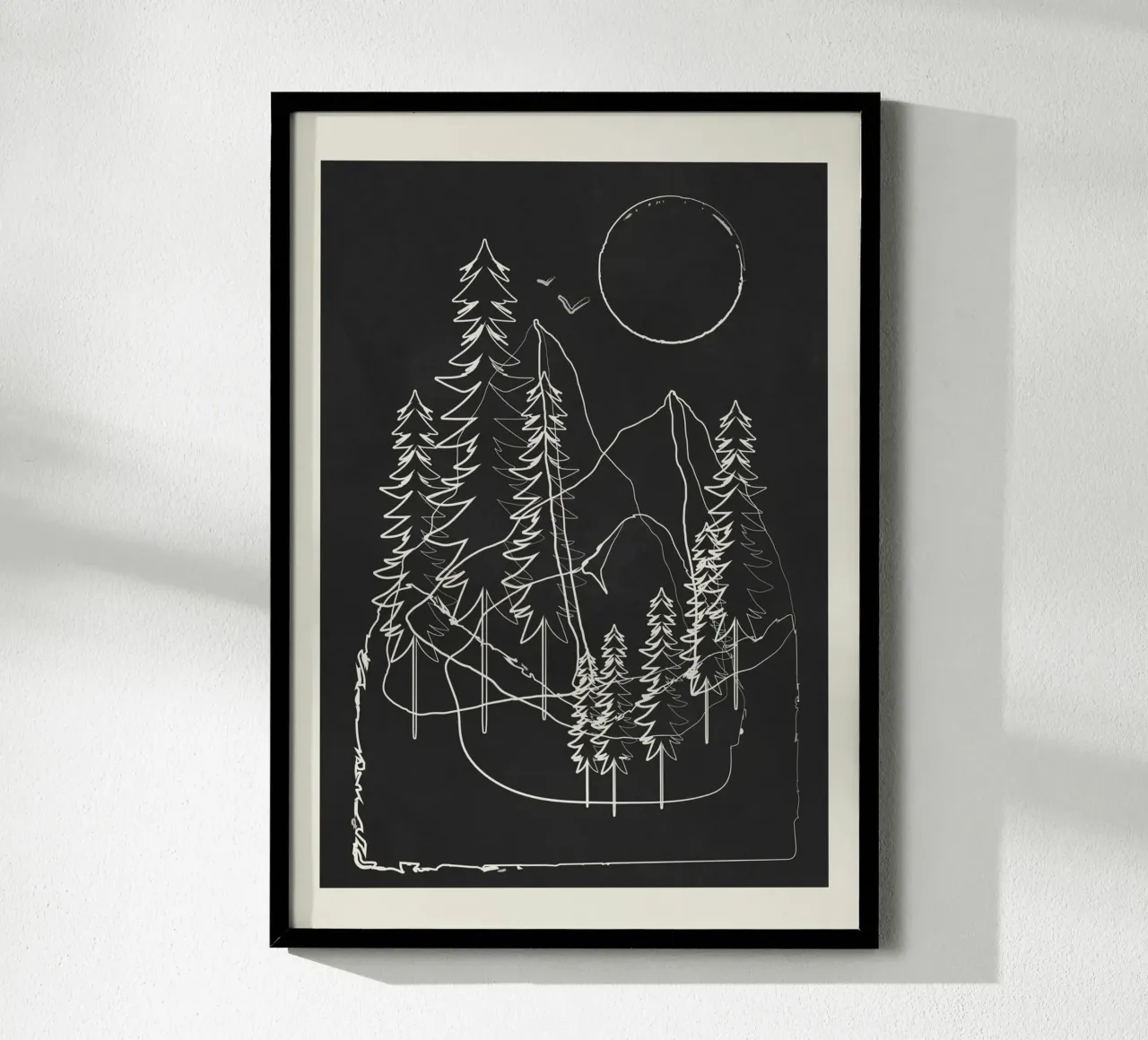 Minimalist Mountains 4 poster da cityart