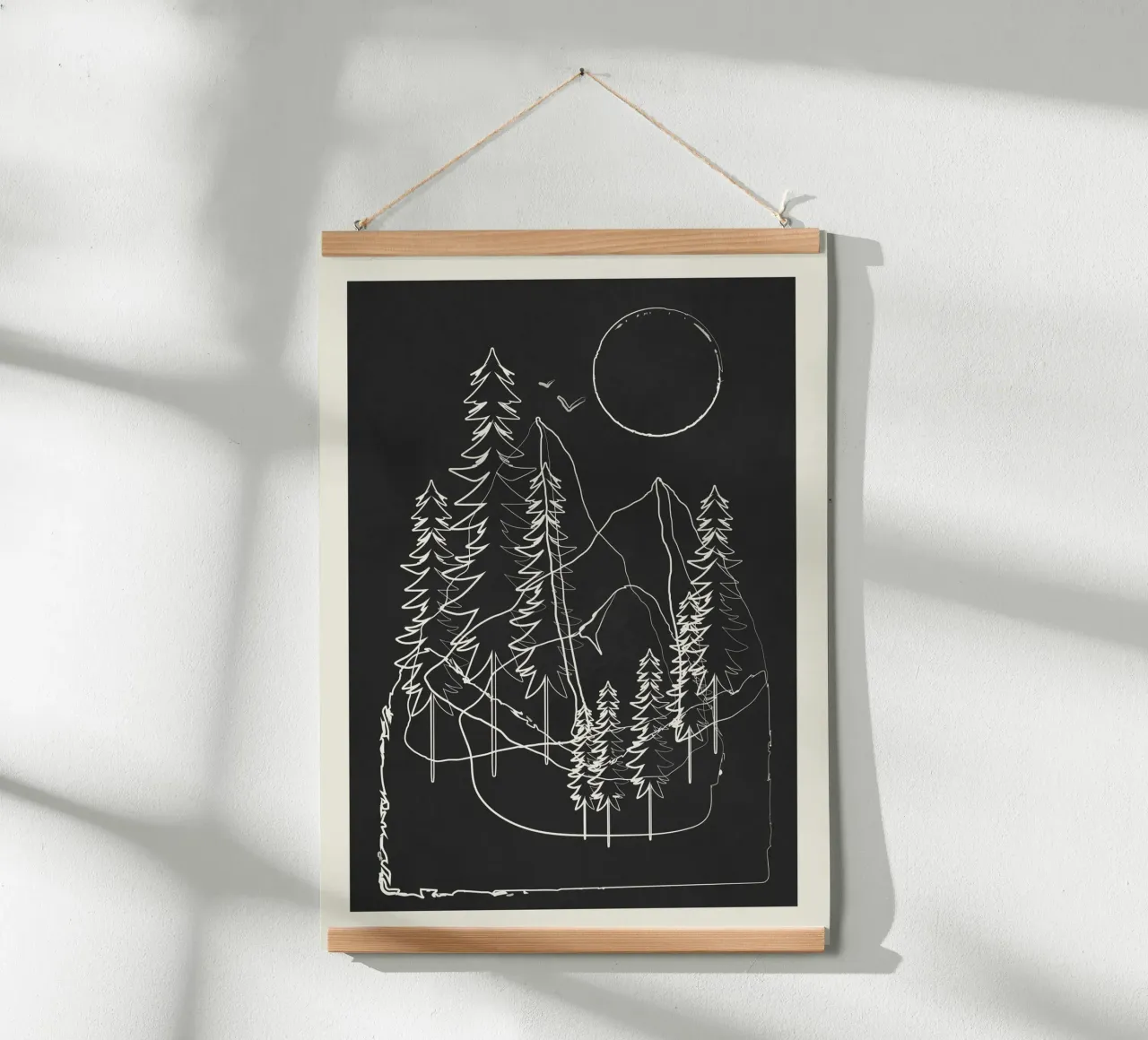Minimalist Mountains 4 poster da cityart