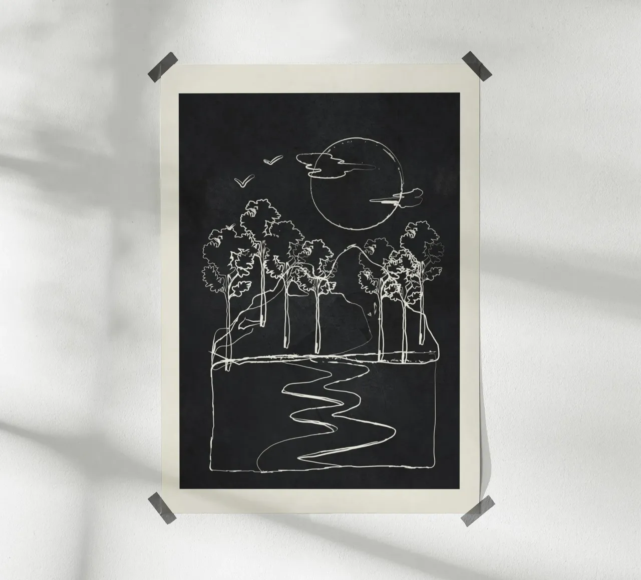 Minimalist Mountains 5 poster da cityart