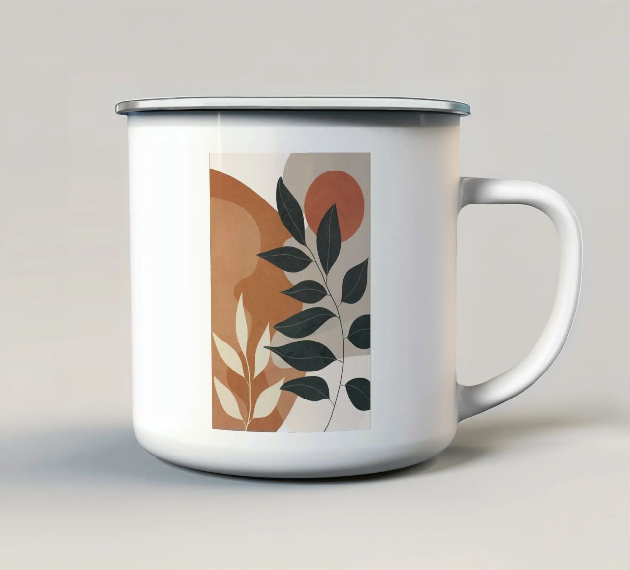 Branches Design 03 tazza in smalto da cityart