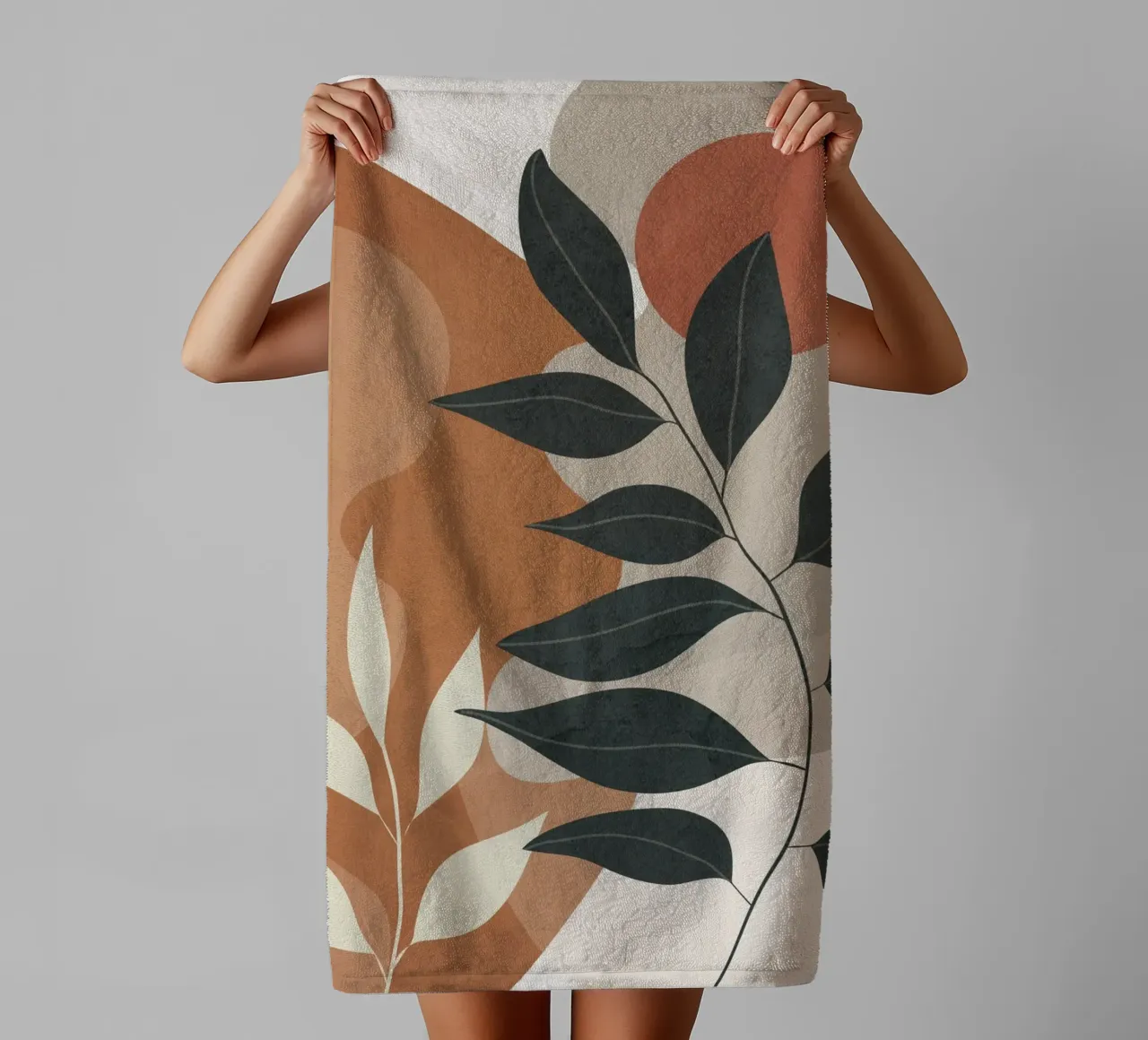 Branches Design 03 asciugamano da bagno da cityart