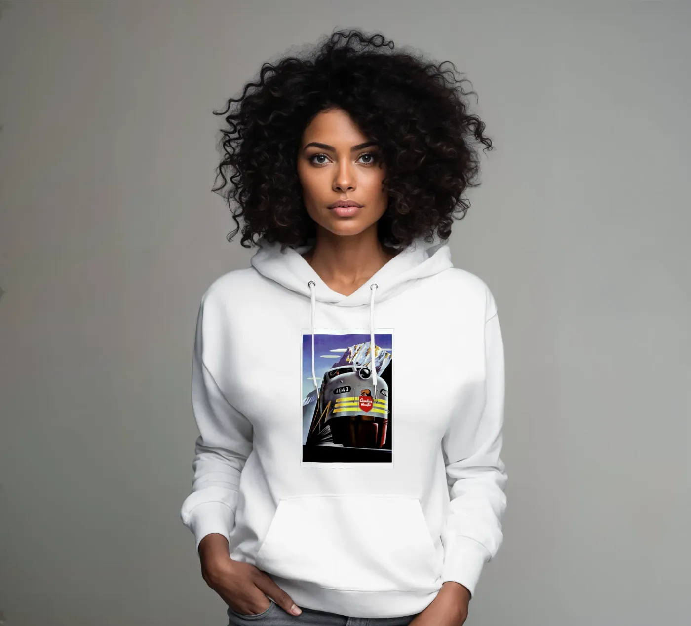 train hoodie van Robert Livingston