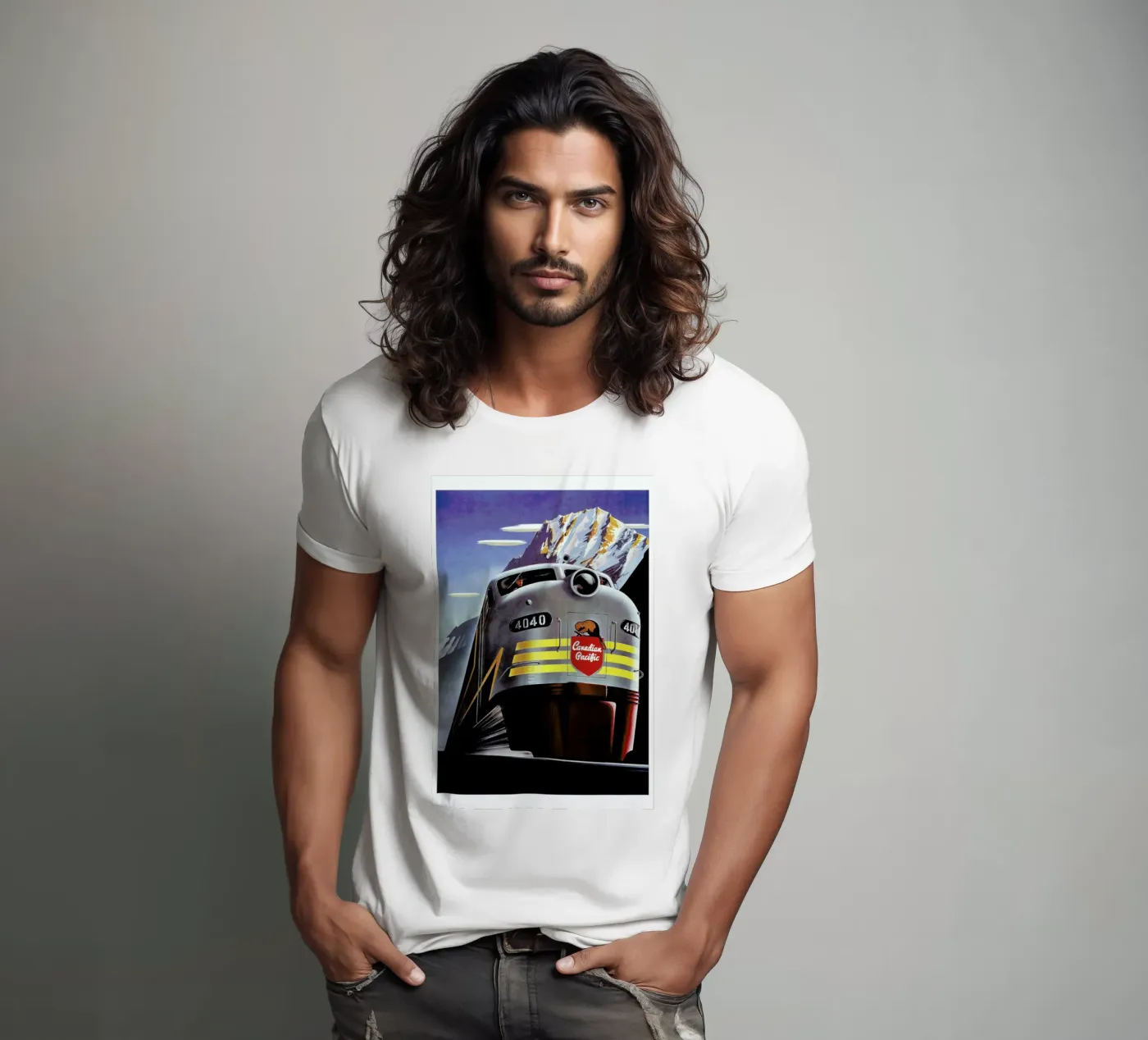 train t-shirt da Robert Livingston