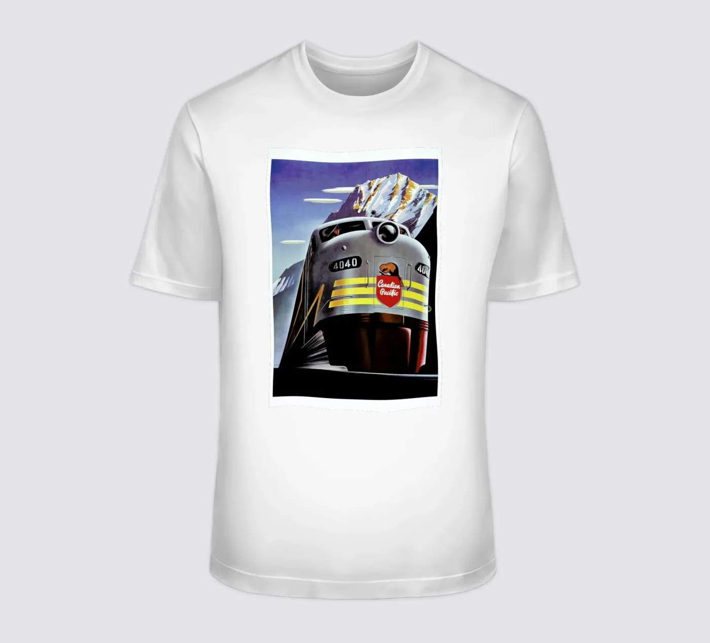 train t-shirt da Robert Livingston