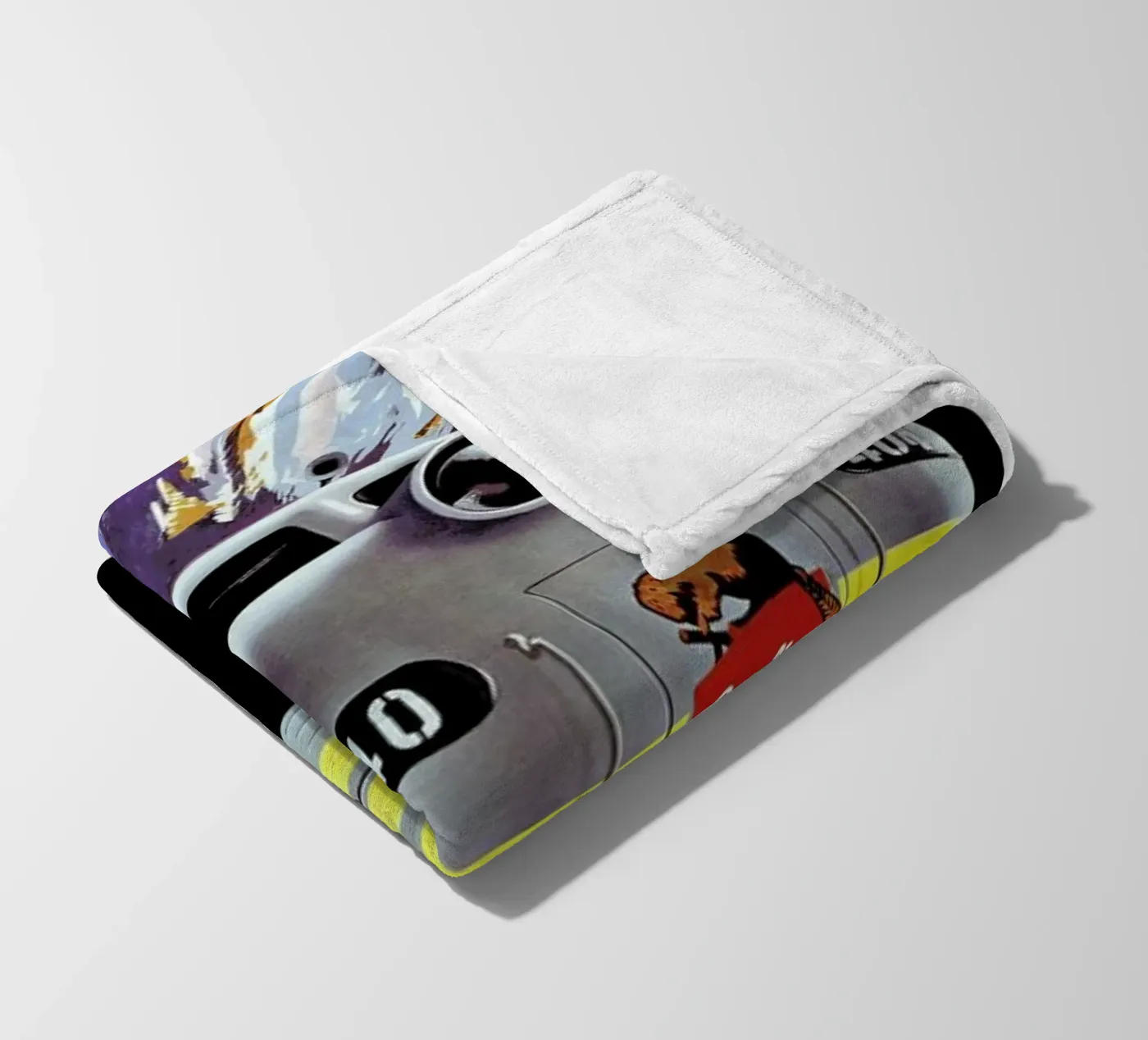 train fleece blanket by Robert Livingston