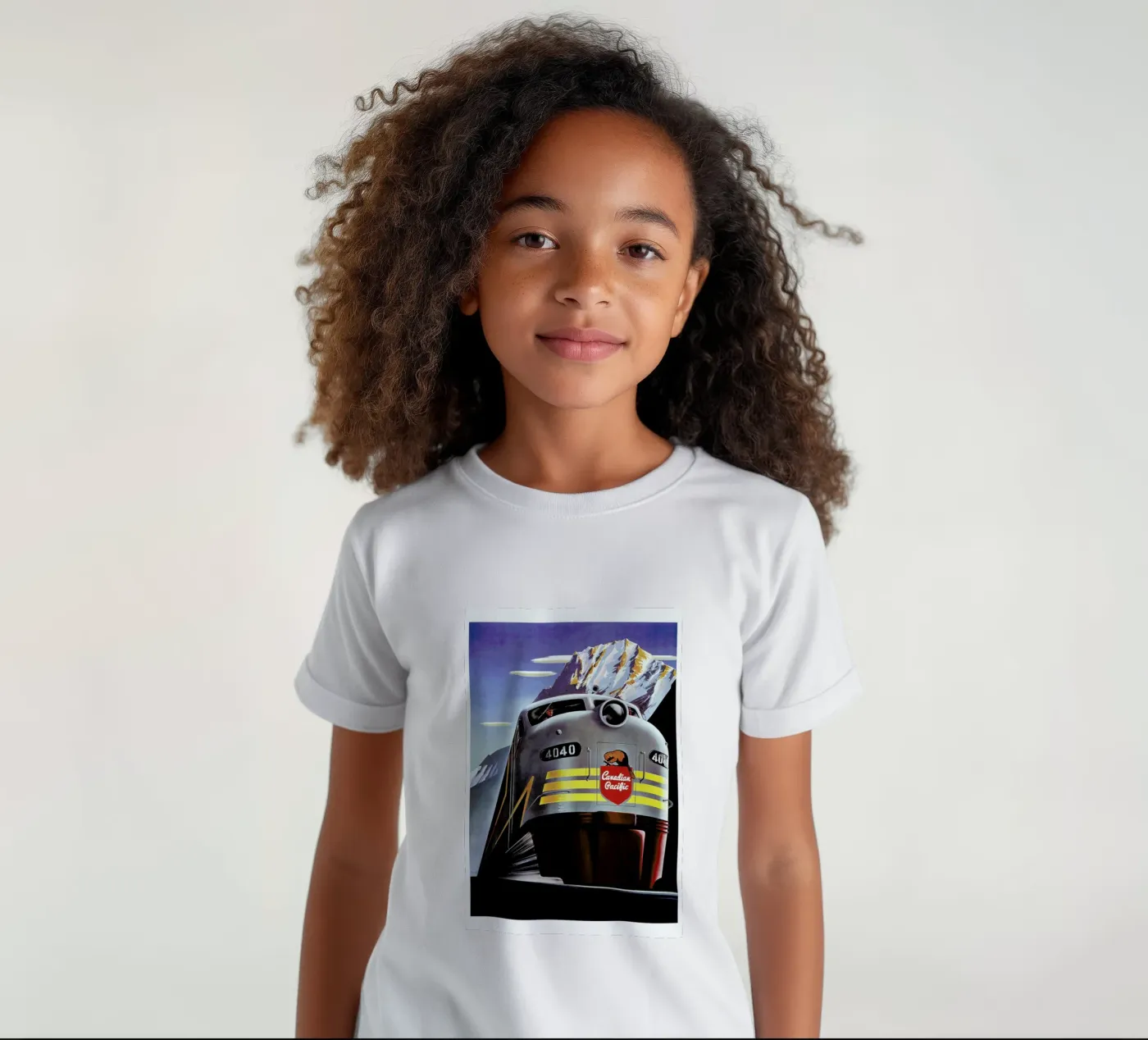 train kinder t-shirt van Robert Livingston