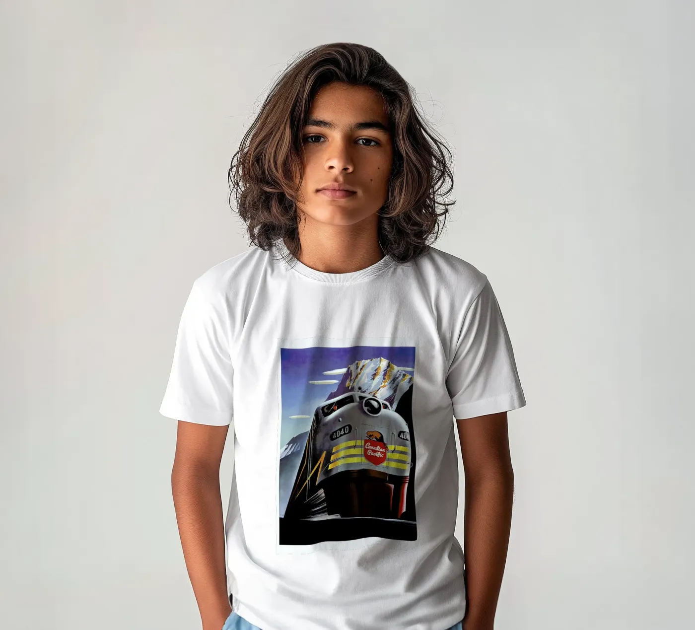 train Kinder T-Shirt von Robert Livingston