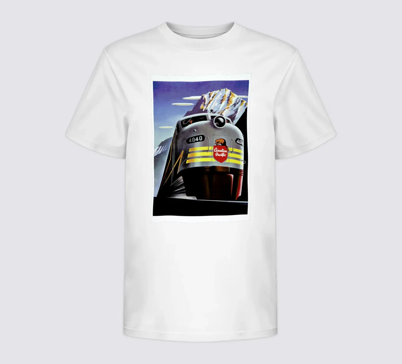 train kinder t-shirt van Robert Livingston