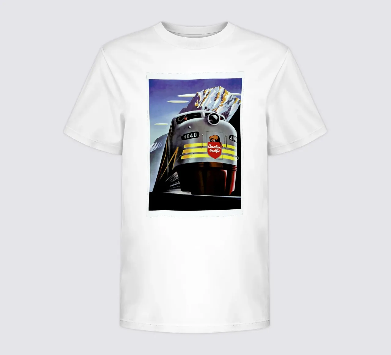 train t-shirt bambini da Robert Livingston
