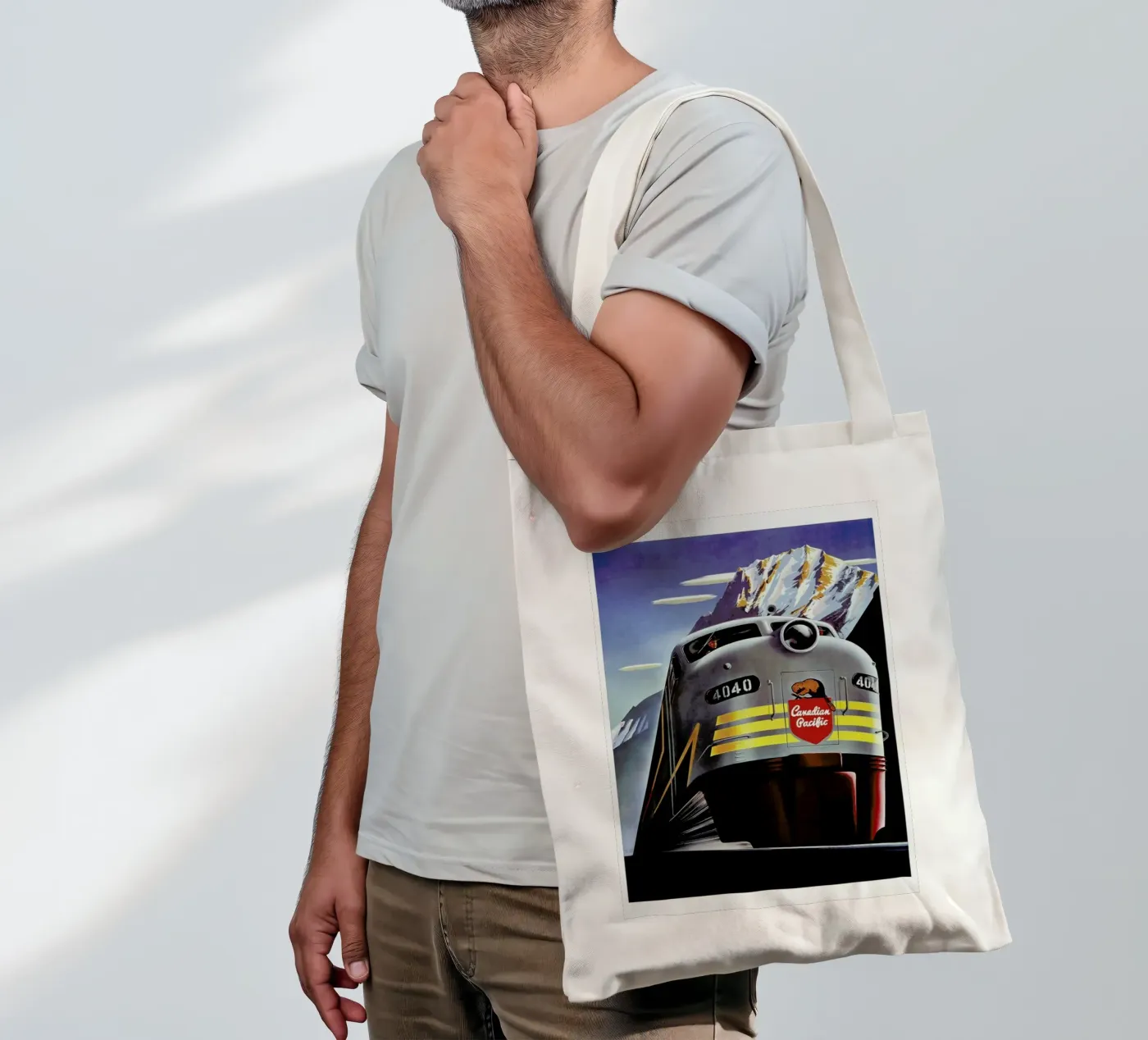 train borsa in juta da Robert Livingston