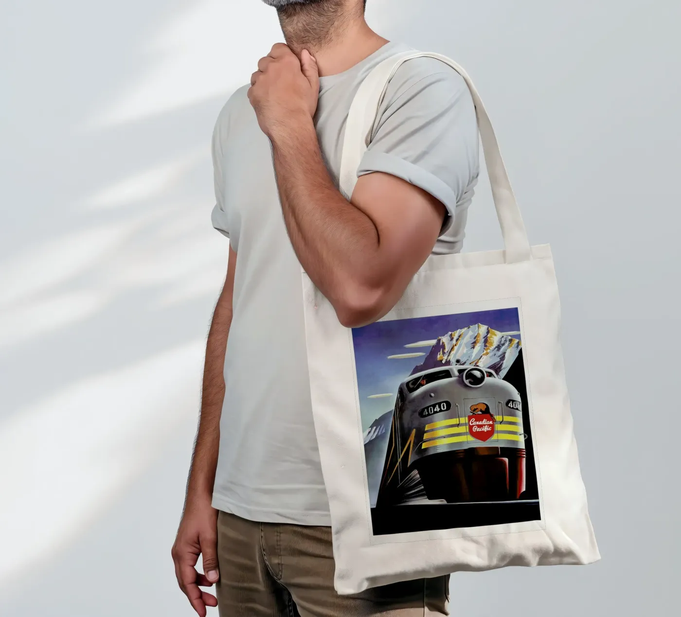 train borsa in juta da Robert Livingston