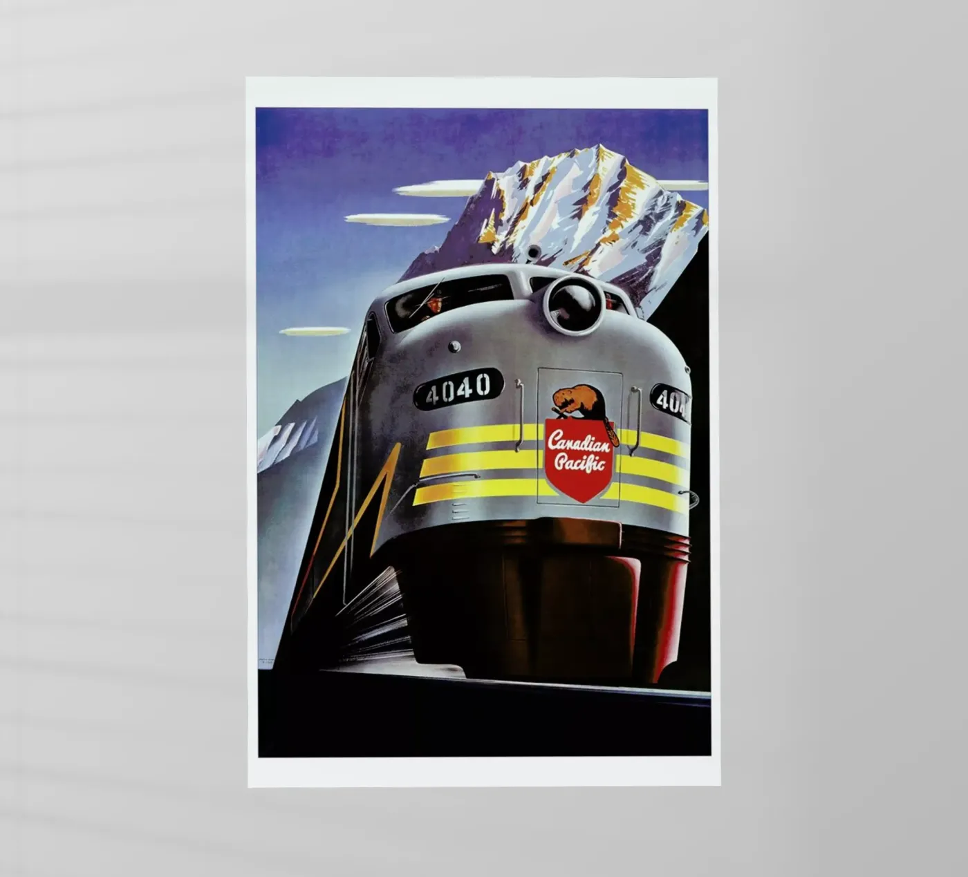 train pellicola backlit da Robert Livingston