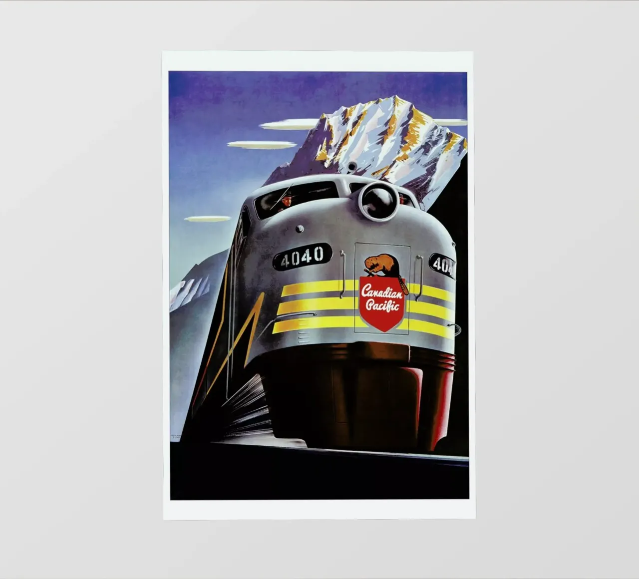 train pellicola backlit da Robert Livingston