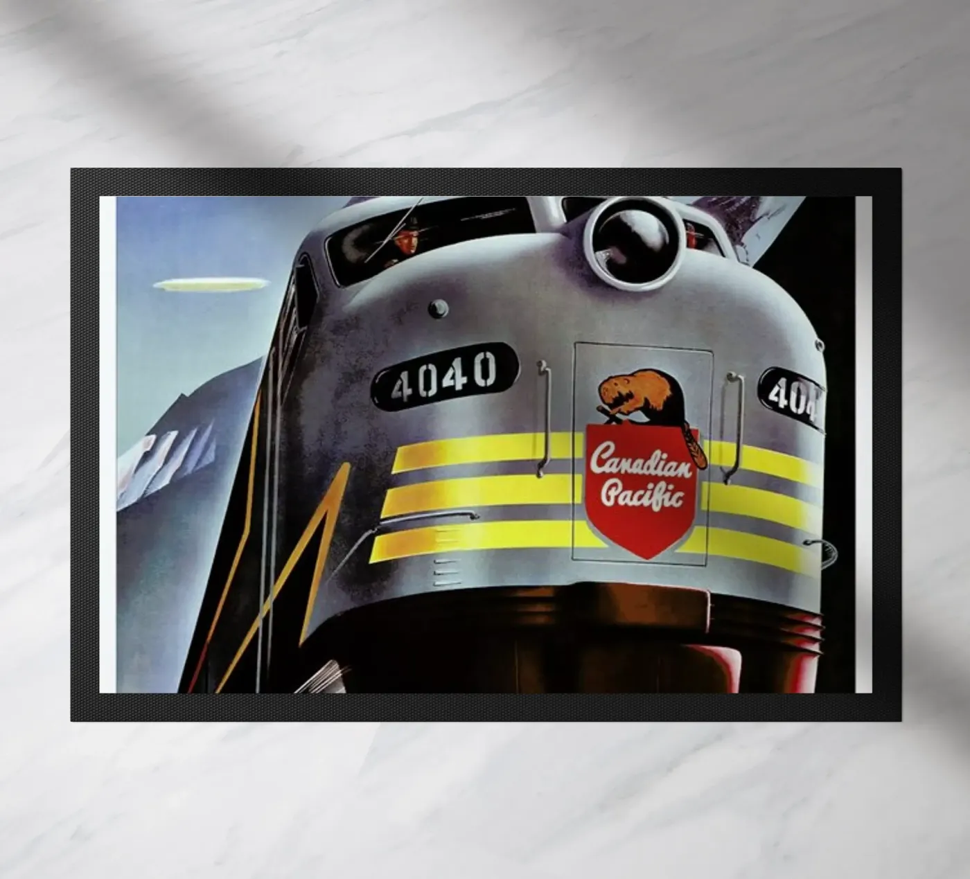 train Fußmatte von Robert Livingston