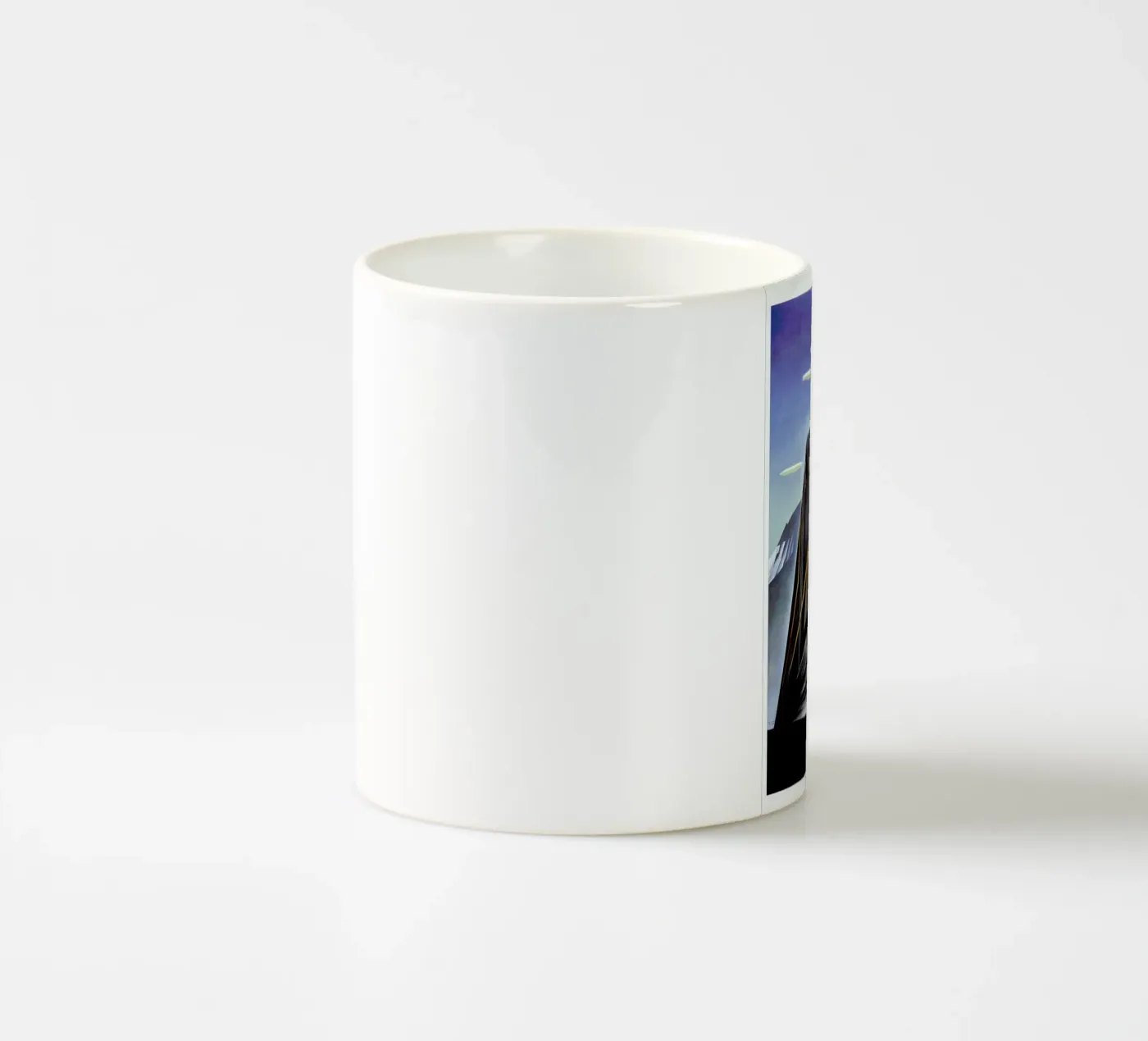 train ceramic mug by Robert Livingston