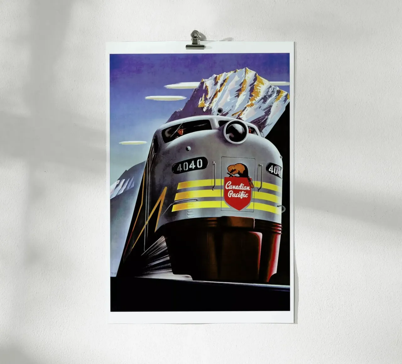 train Poster von Robert Livingston