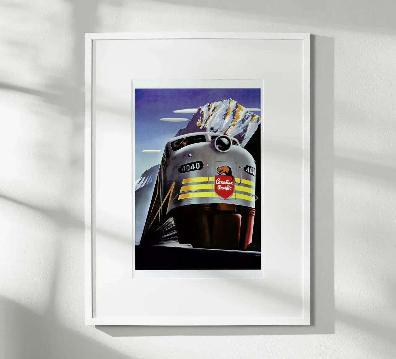 train Poster von Robert Livingston