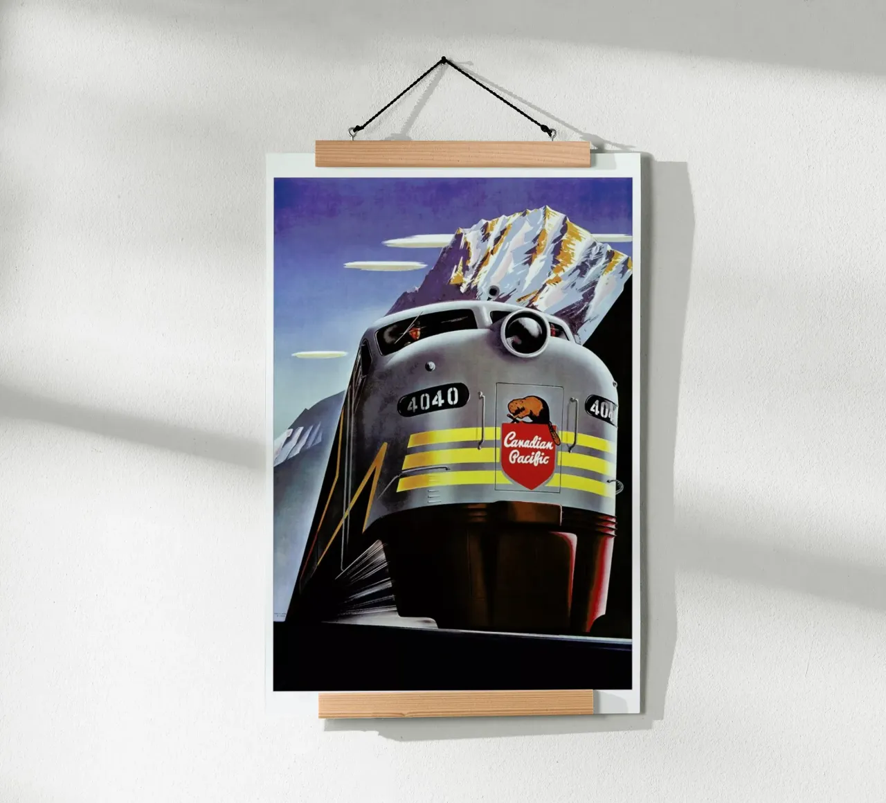 train Poster von Robert Livingston