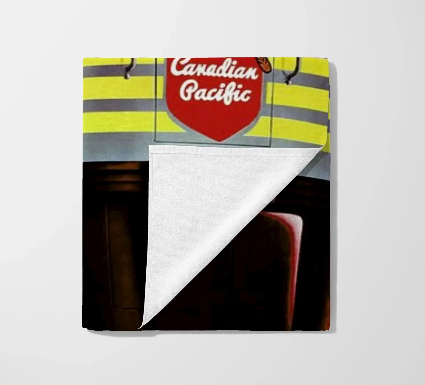 train beach towel by Robert Livingston