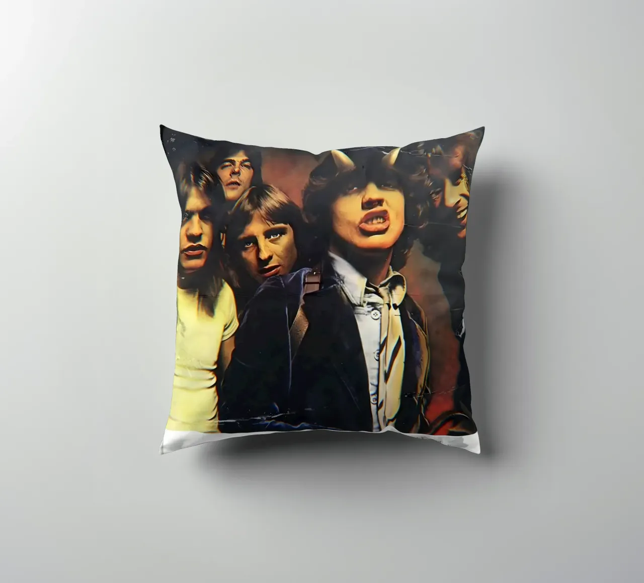 AC/DC cuscino da Low poly art