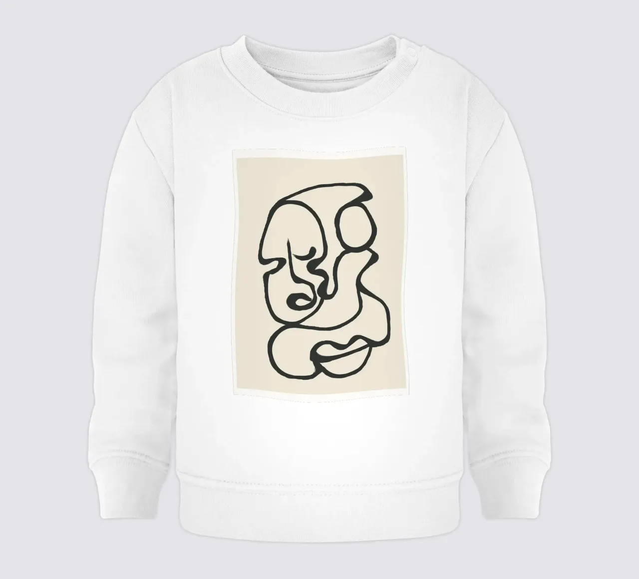 Minimal Abstract Art 3 Baby Sweatshirt von Nadjaa