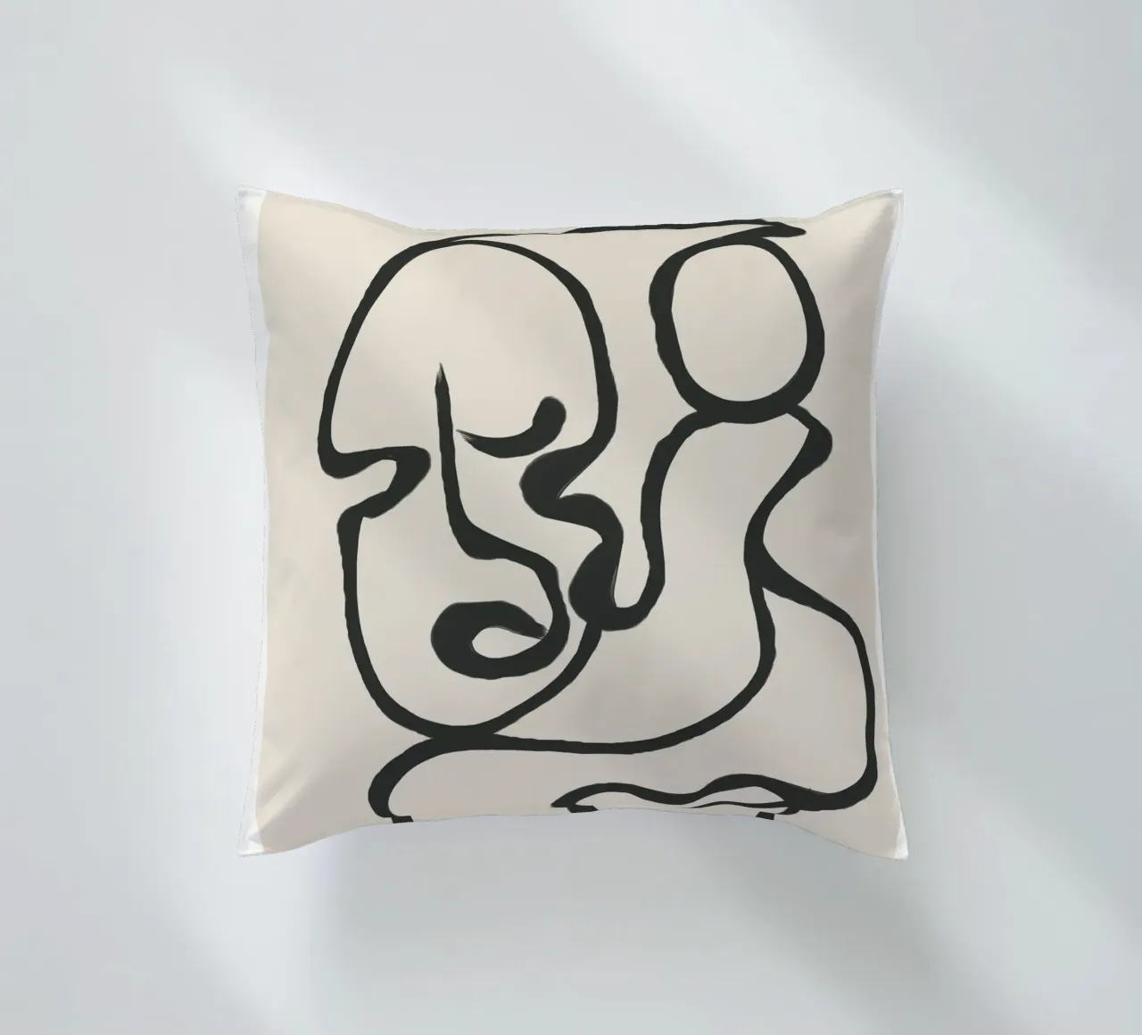 Minimal Abstract Art 3 cuscino da Nadjaa