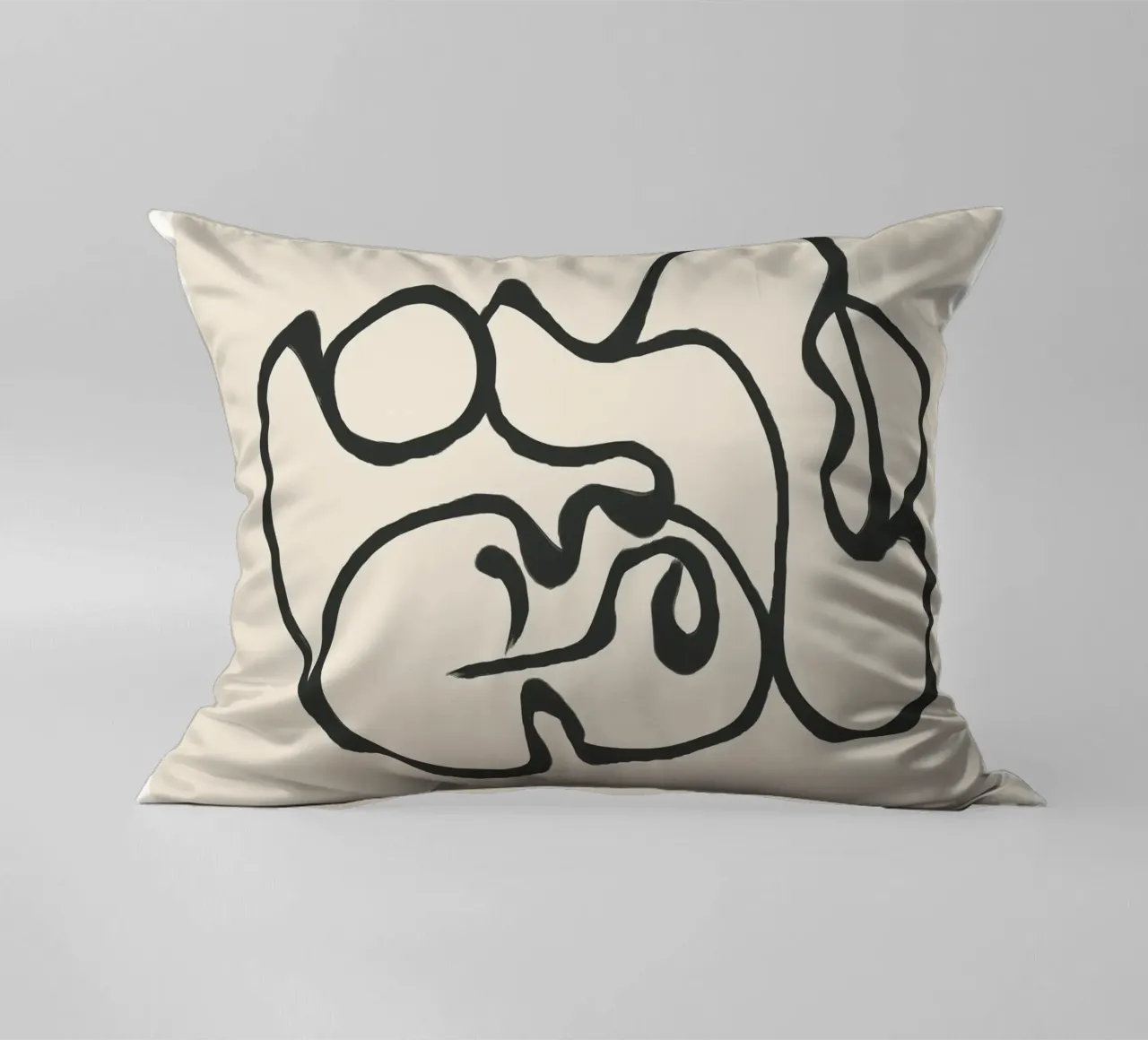 Minimal Abstract Art 3 cuscino da Nadjaa