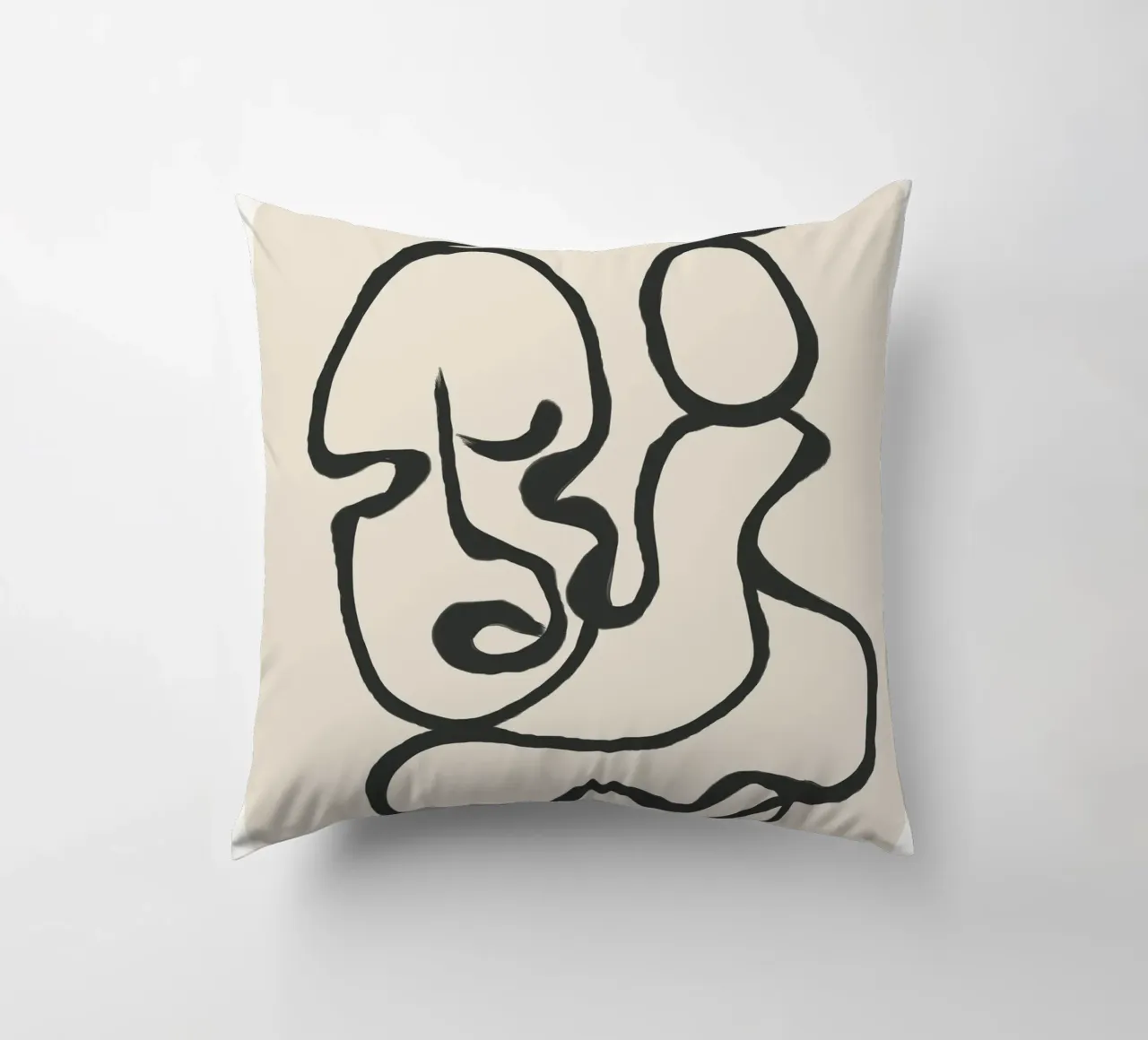 Minimal Abstract Art 3 cuscino da Nadjaa