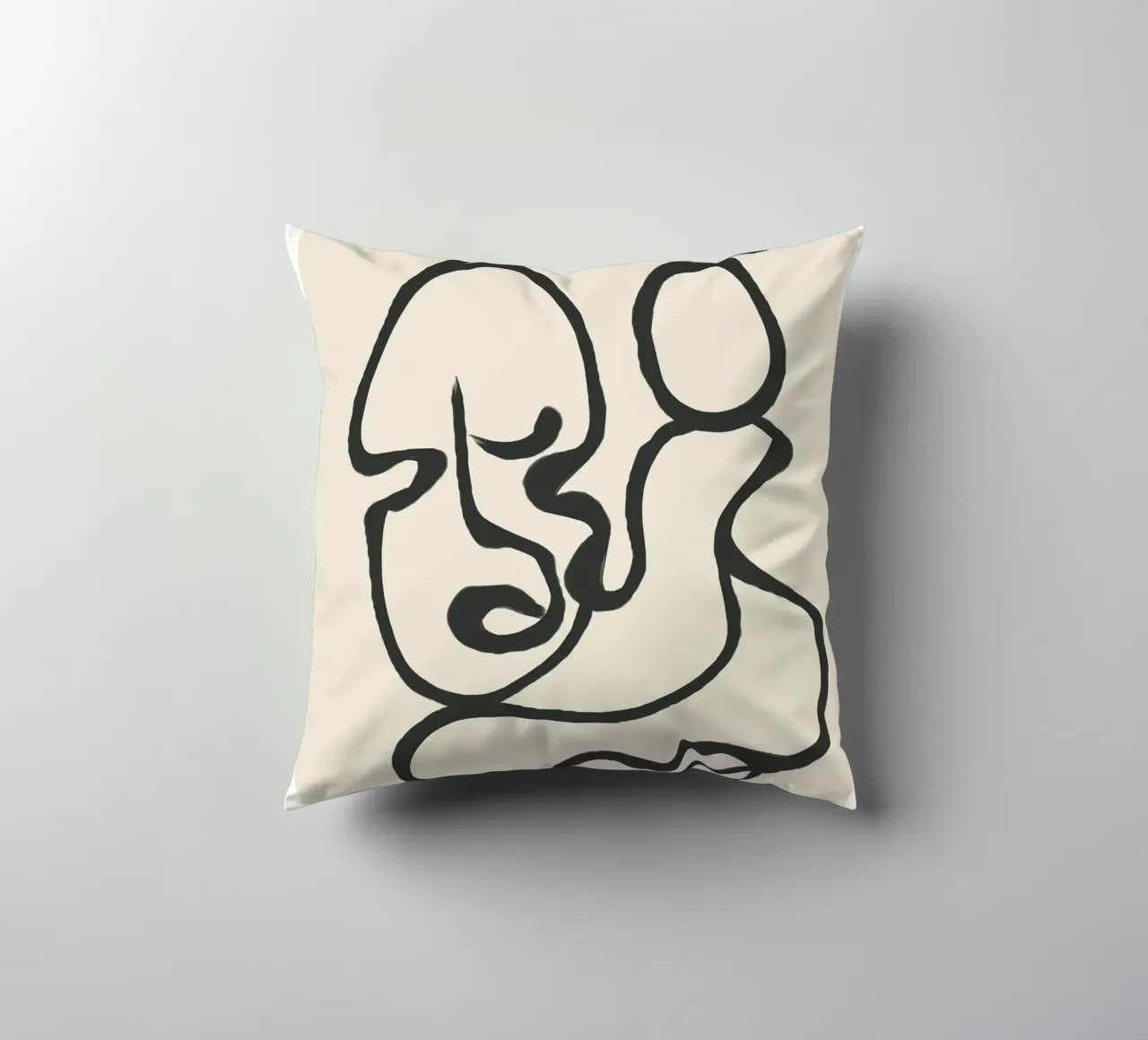 Minimal Abstract Art 3 cuscino da Nadjaa