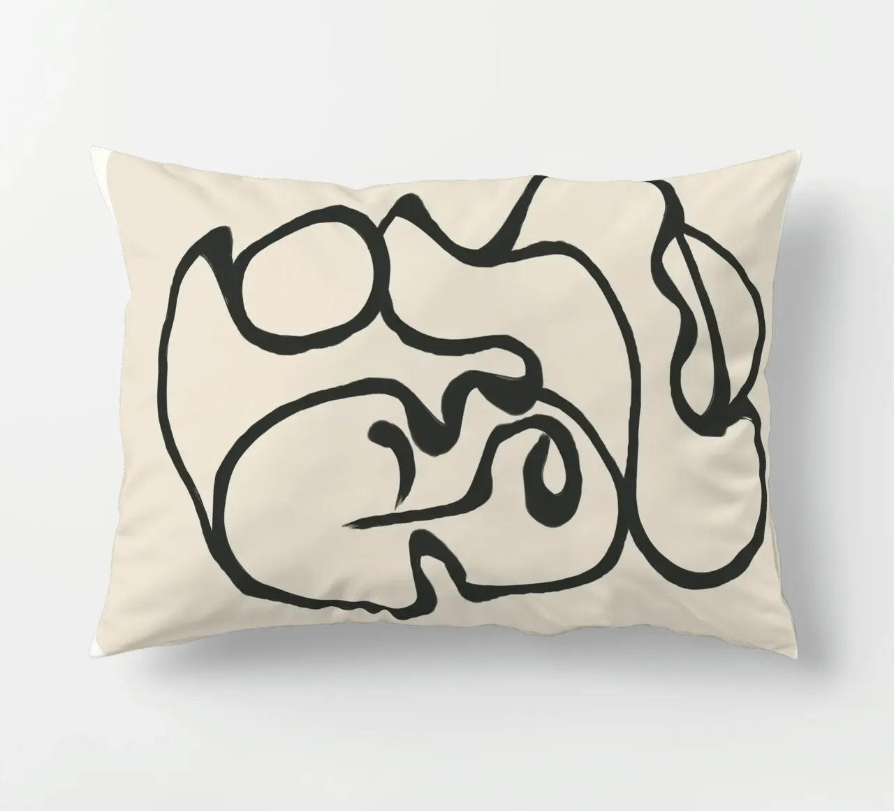 Minimal Abstract Art 3 cuscino da Nadjaa