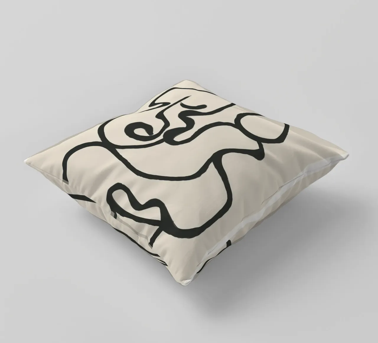 Minimal Abstract Art 3 cuscino da Nadjaa