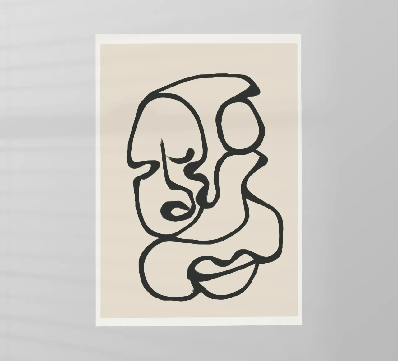 Minimal Abstract Art 3 pellicola backlit da Nadjaa