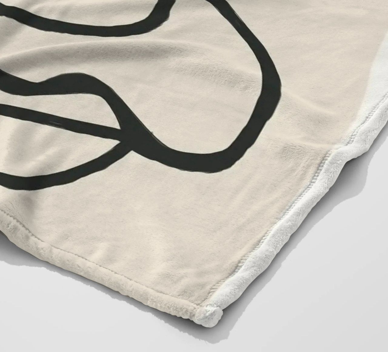 Minimal Abstract Art 3 coperta in pile da Nadjaa