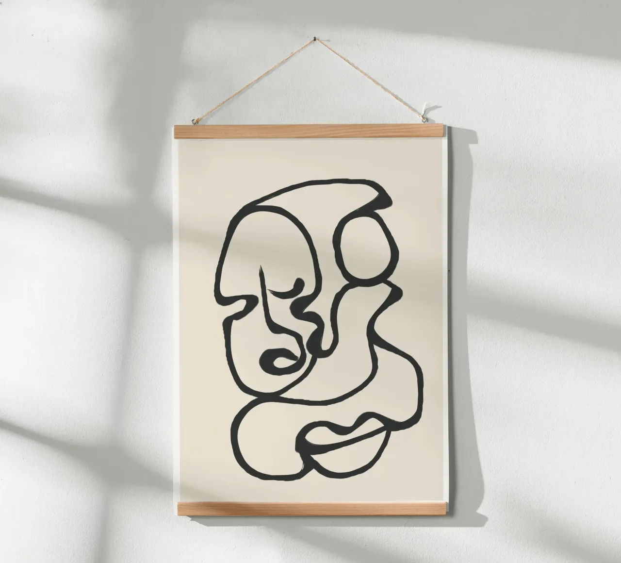 Minimal Abstract Art 3 carta hahnemühle da Nadjaa