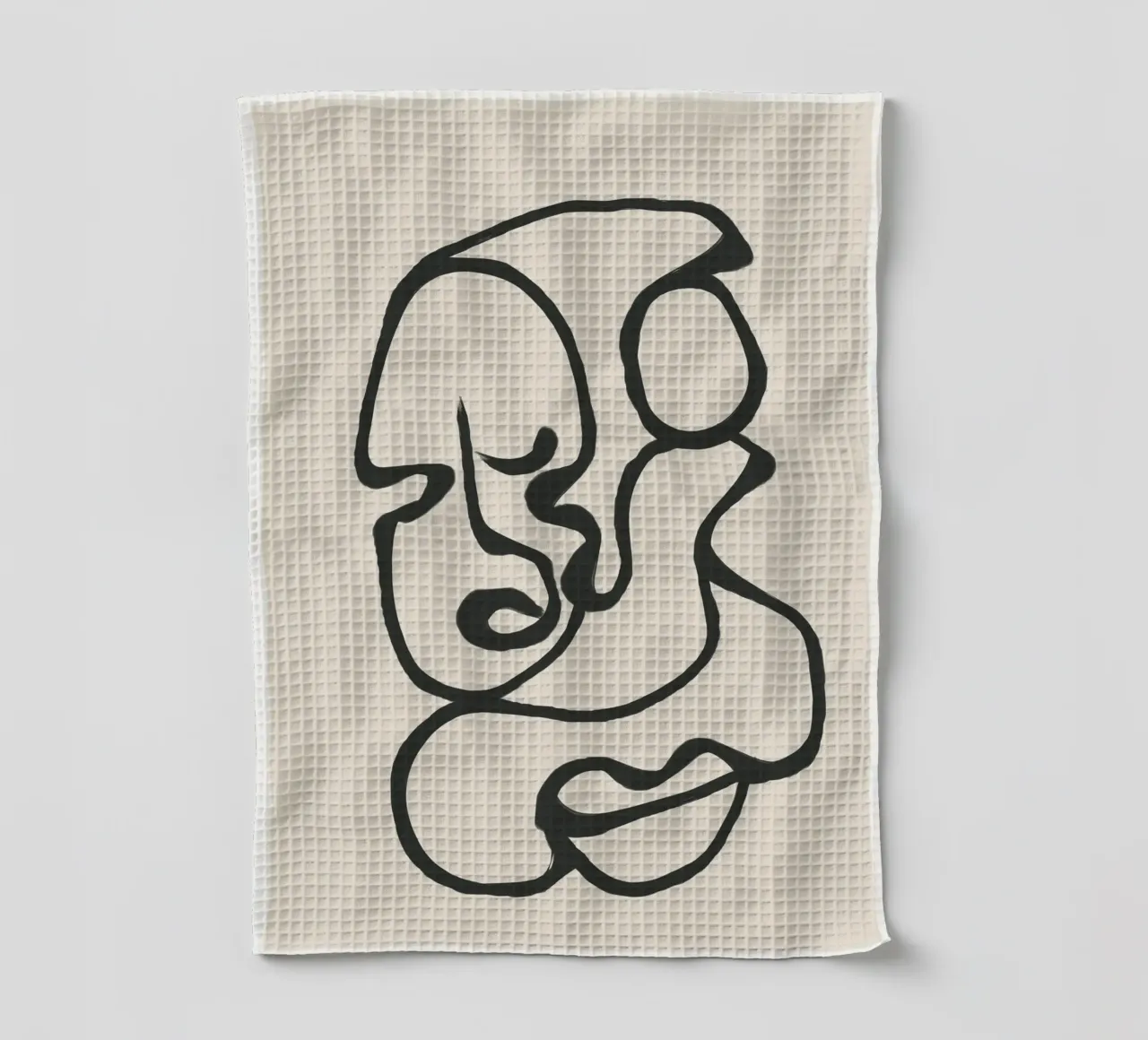 Minimal Abstract Art 3 torchon de Nadjaa