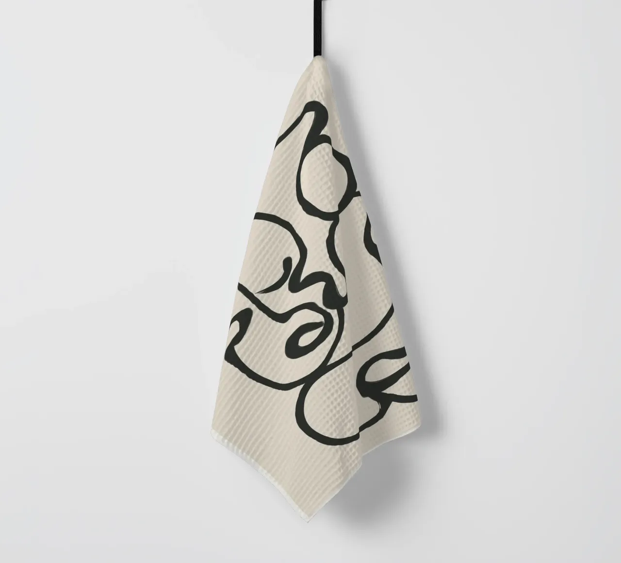 Minimal Abstract Art 3 torchon de Nadjaa