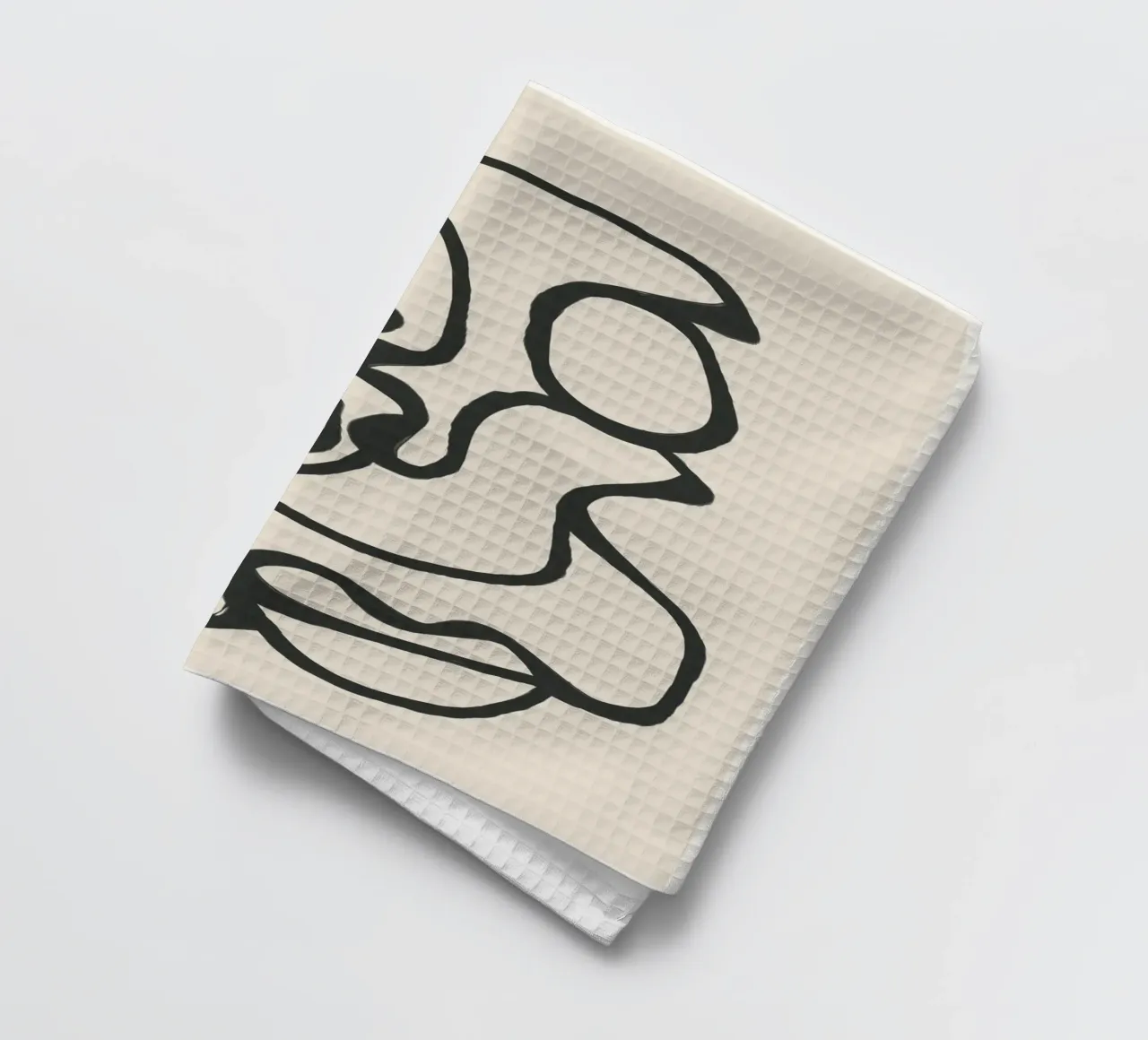 Minimal Abstract Art 3 torchon de Nadjaa