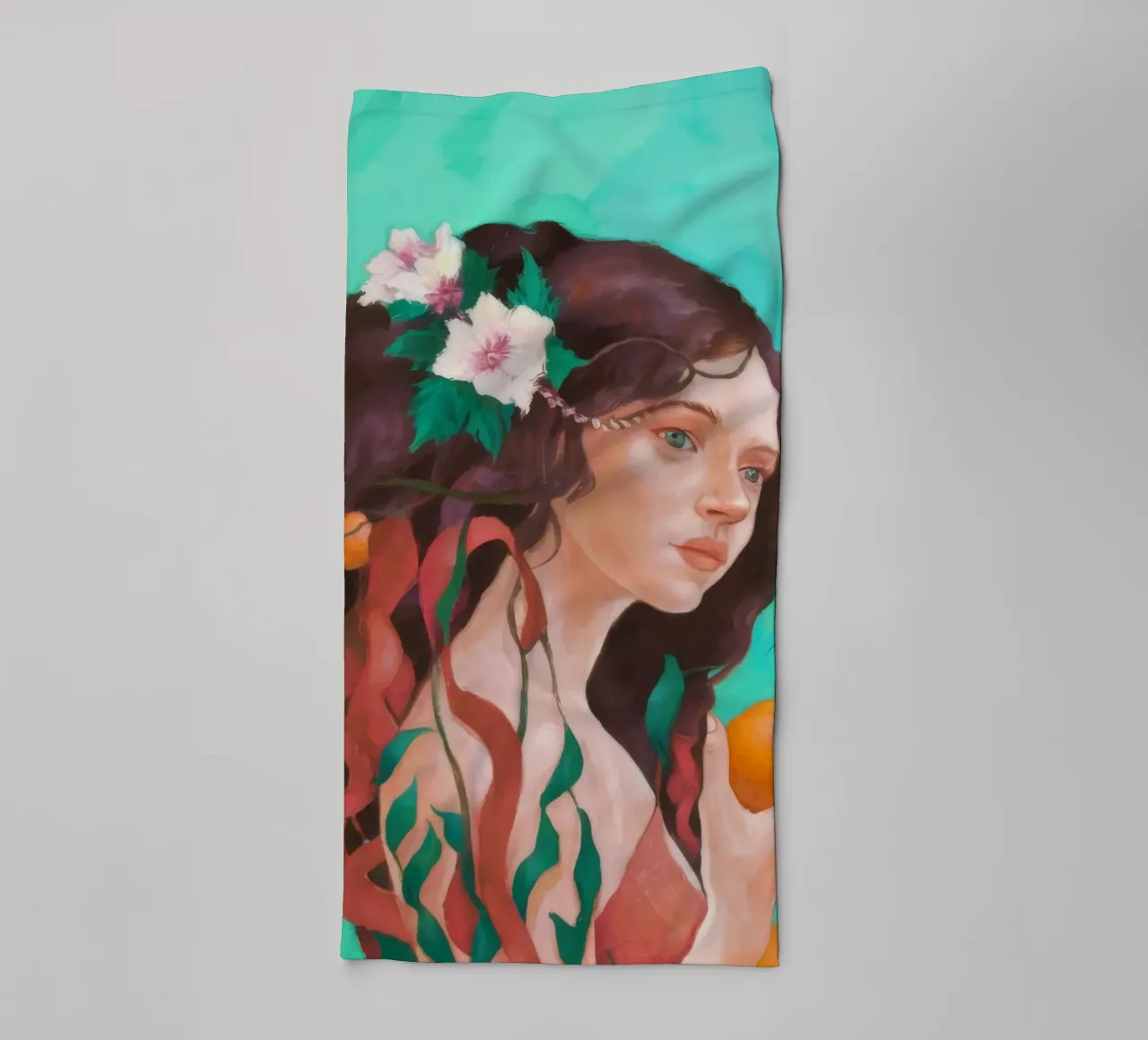 Reverie floreale agli agrumi asciugamano da bagno da Arcane Shade