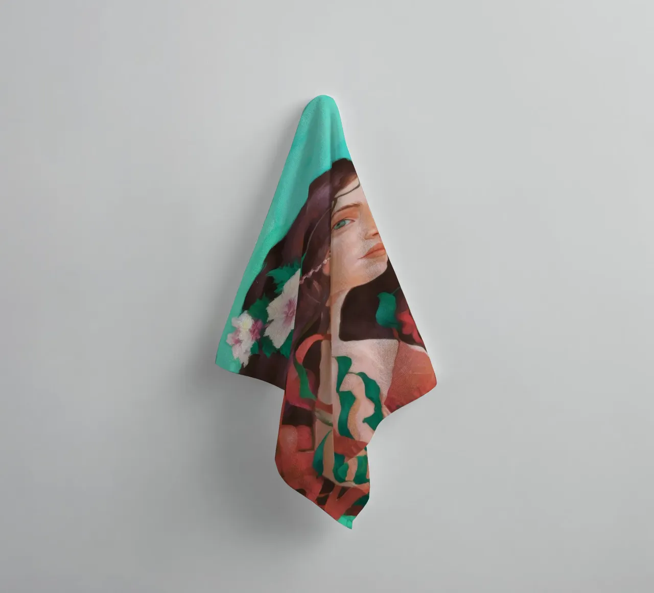 Reverie floreale agli agrumi asciugamano da bagno da Arcane Shade