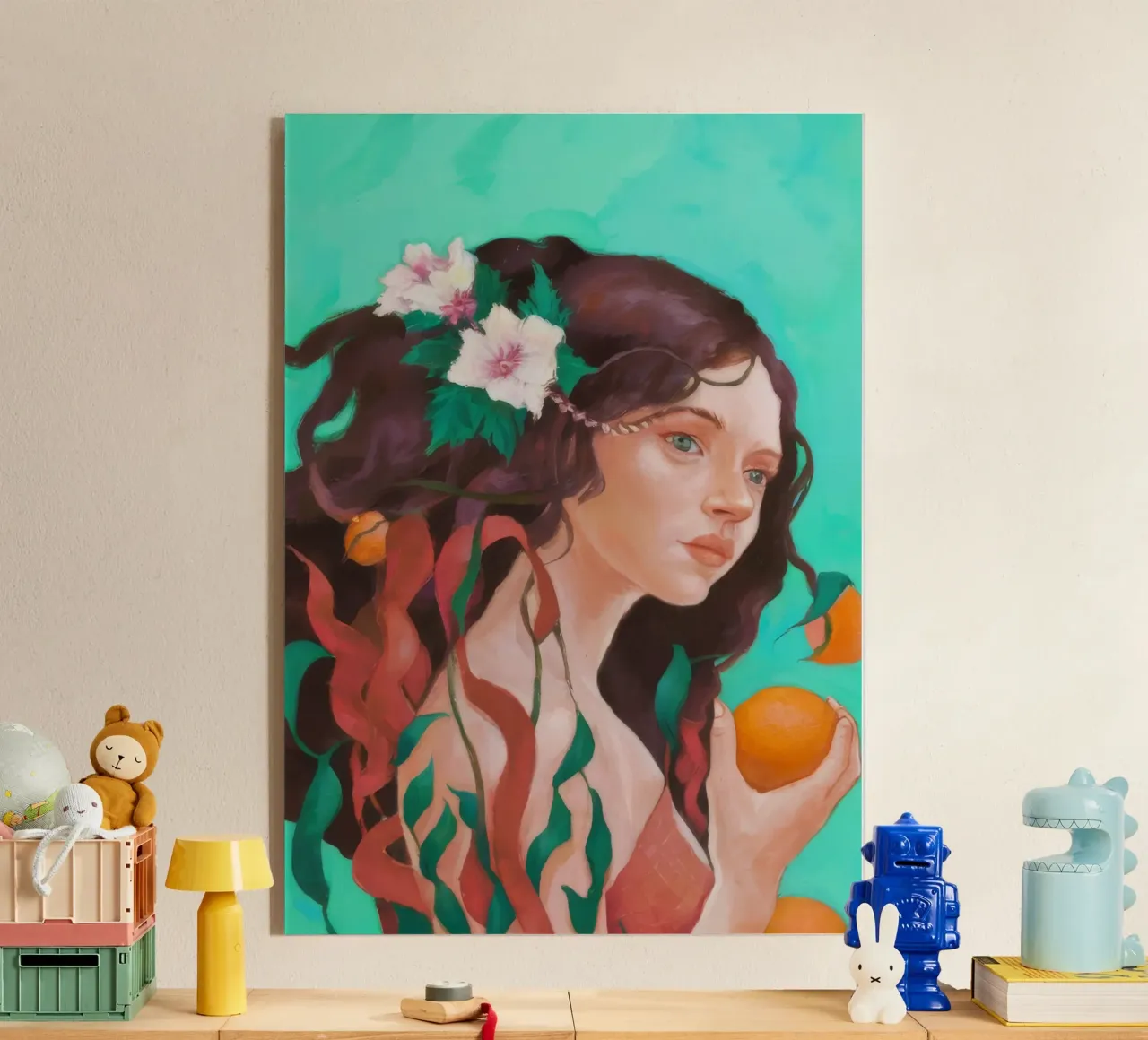 Floral Citrus Reverie acrylic glass by Arcane Shade