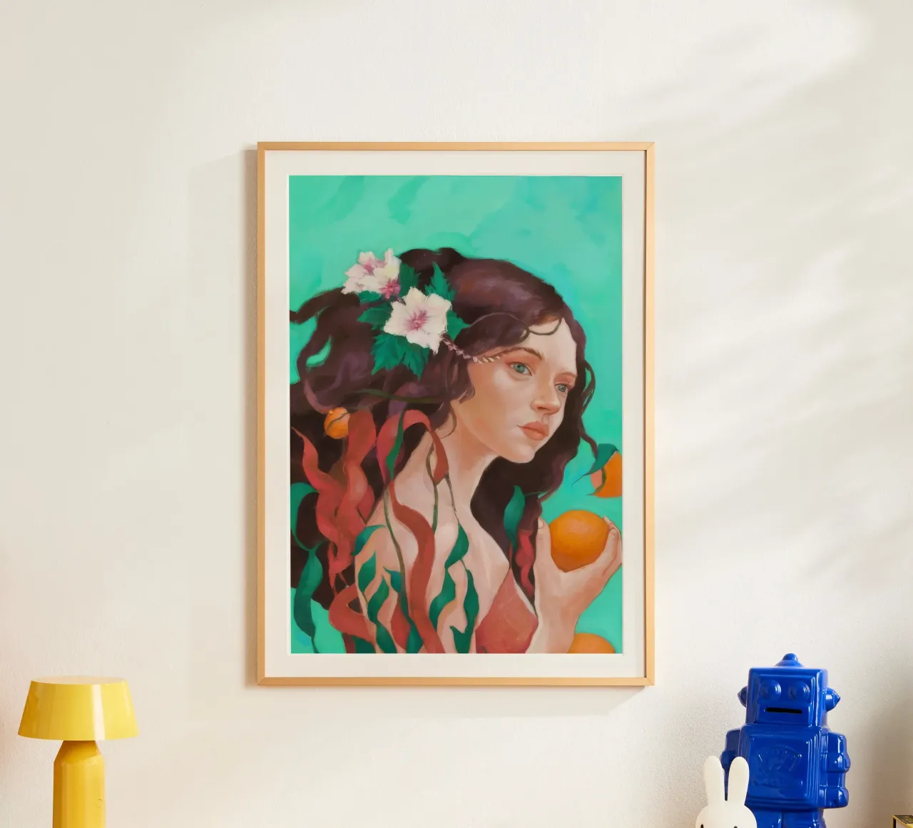 Reverie floreale agli agrumi poster da Arcane Shade