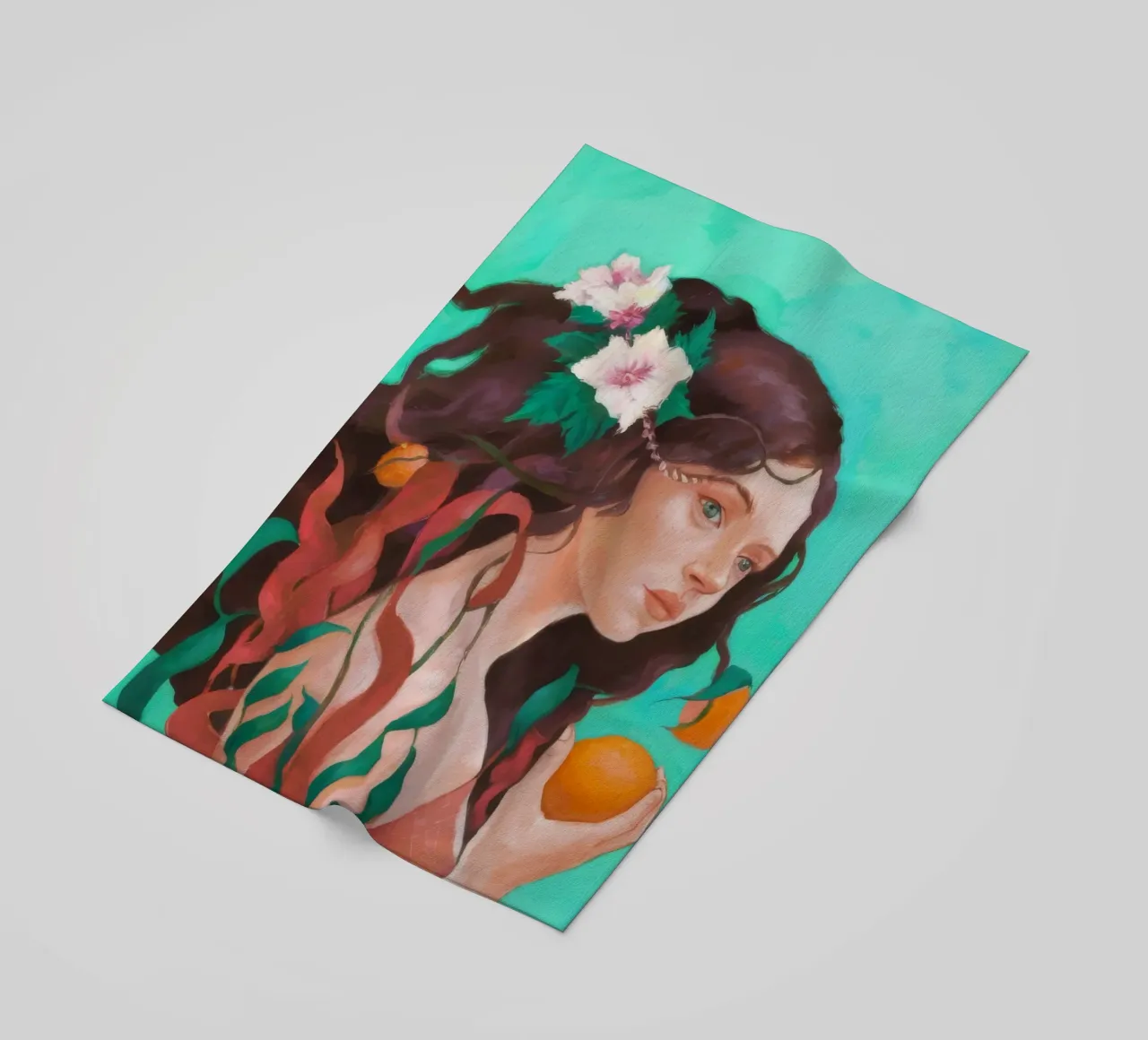 Reverie floreale agli agrumi telo mare da Arcane Shade
