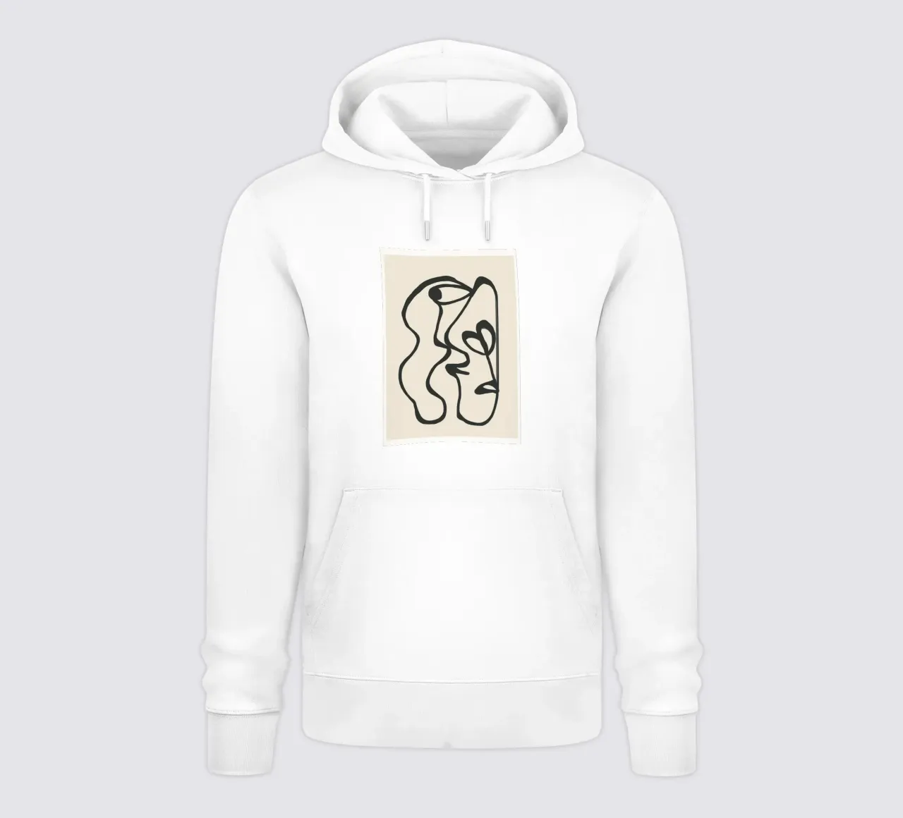 Minimal Abstract Art 5 Hoodie von Nadjaa