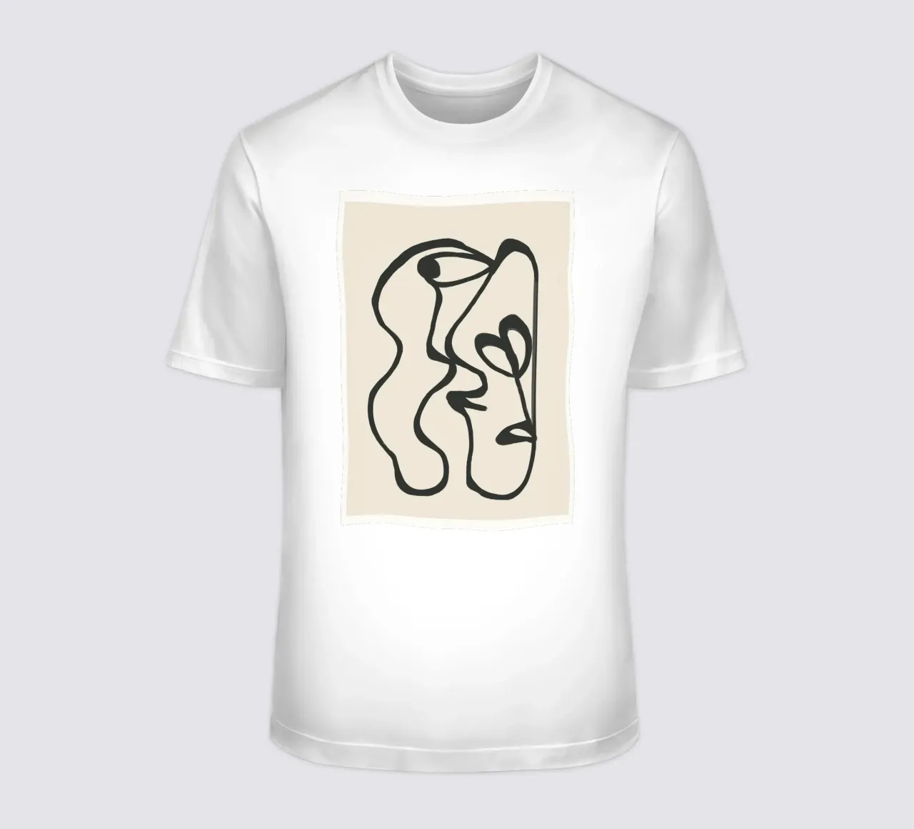 Minimal Abstract Art 5 t-shirt by Nadjaa