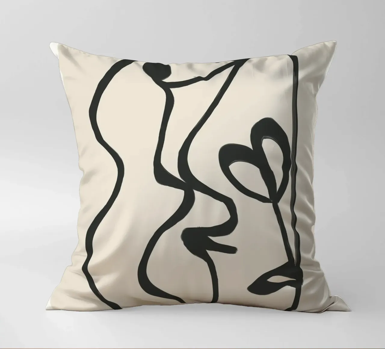 Minimal Abstract Art 5 cuscino da Nadjaa