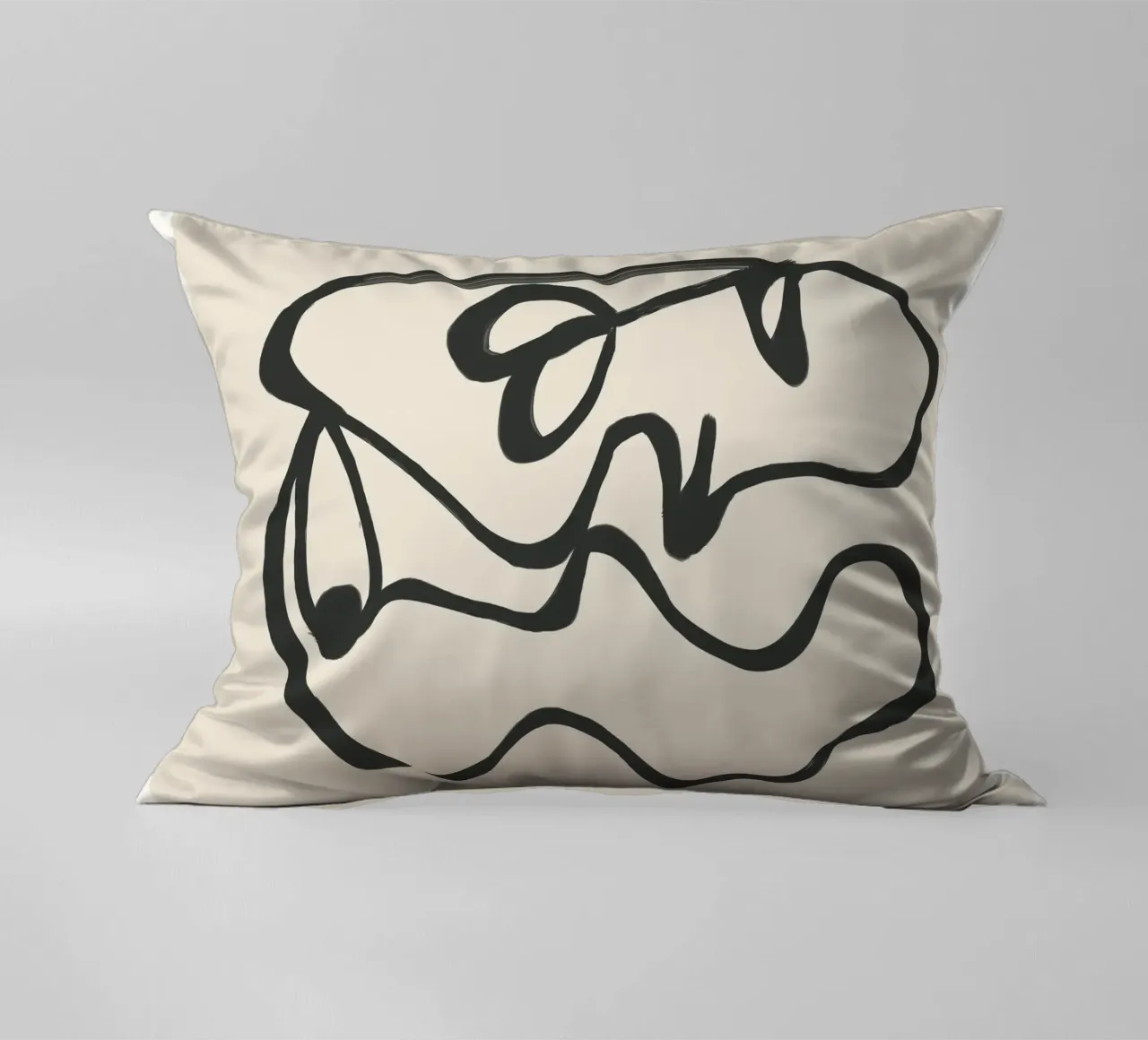 Minimal Abstract Art 5 cuscino da Nadjaa