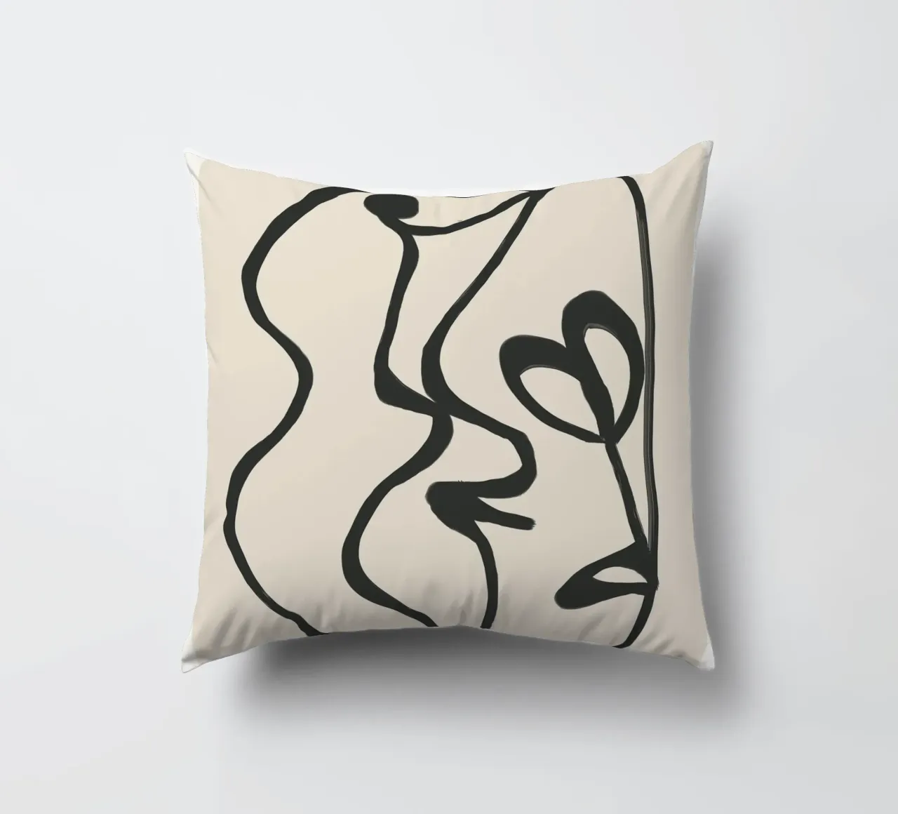 Minimal Abstract Art 5 cuscino da Nadjaa