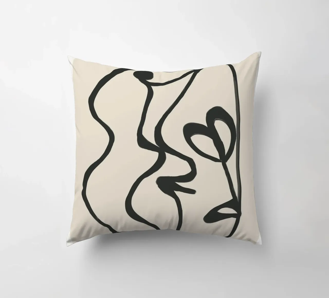 Minimal Abstract Art 5 cuscino da Nadjaa