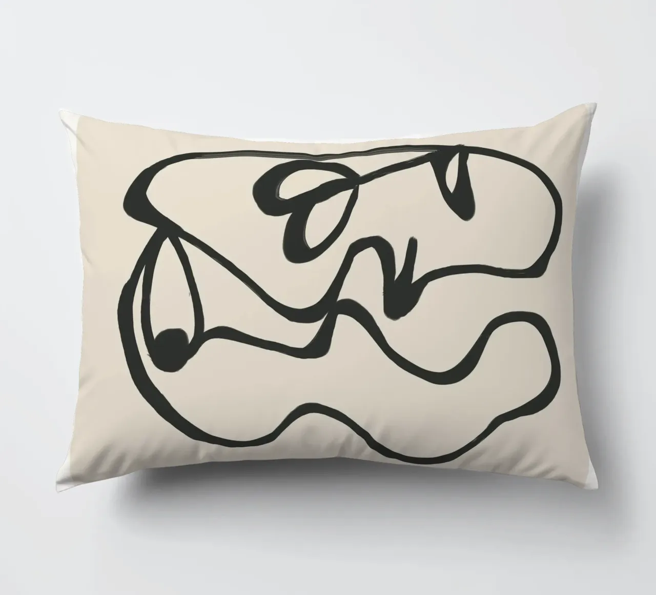 Minimal Abstract Art 5 cuscino da Nadjaa