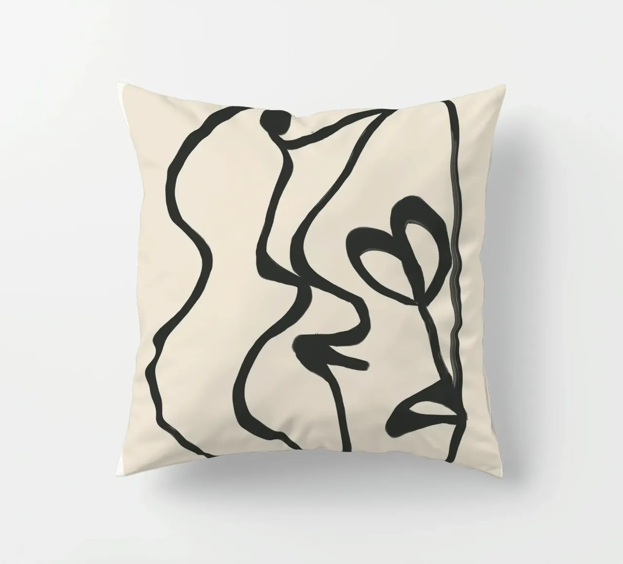 Minimal Abstract Art 5 cuscino da Nadjaa